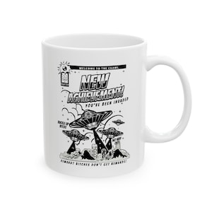 Dungeon Crawler Carl Mug, Princess Donut, Dungeon Crawler, Matt Dinniman, litrpg, dcc, Goddammit Donut, Mongo, New Achievement Mug