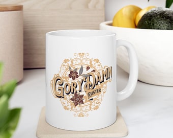 Red Rising Mug: Gory Damn Ruster Ceramic Coffee Cup