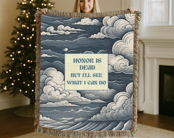 Kaladin Stormblessed Woven Blanket, Honor is Dead, Brandon Sanderson, Stormlight Archive, Way of Kings, Words of Radiance, Gift for Him