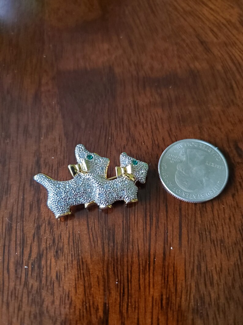 Vintage scottie scottish pin brooch