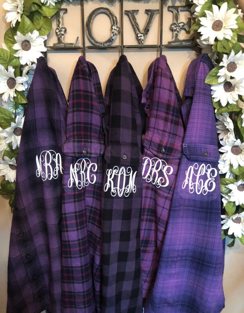 flannel shirts purple