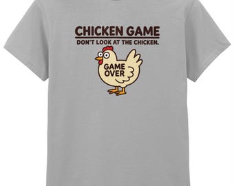 101 Funny Chicken Game T-Shirt – Game Over Humor Tee