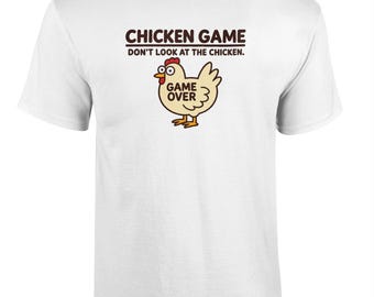 101 Funny Chicken Game T-Shirt – Game Over Humor Tee Back