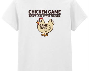 101 Funny Chicken Game T-Shirt – Game Over Humor Tee