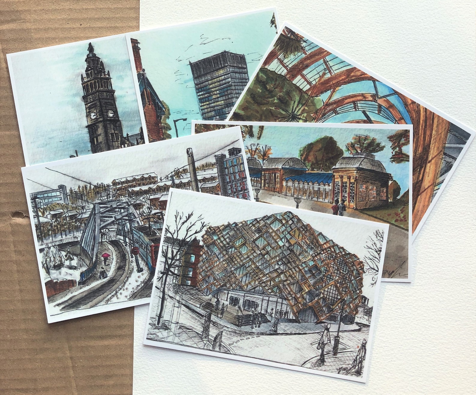 Postcard Prints Set of 3 Etsy
