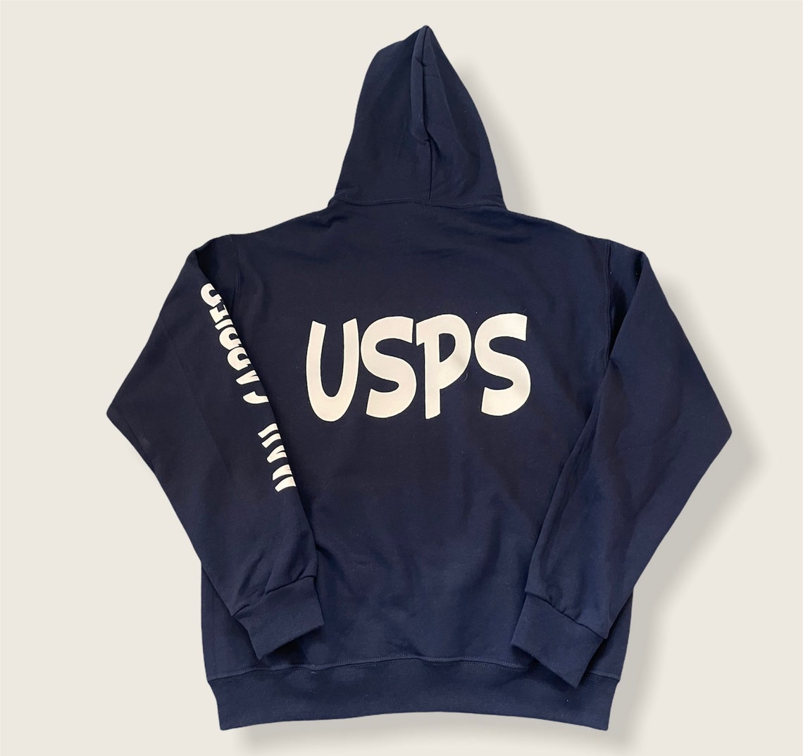 CUSTOM USPS Mail Carrier HOODIE w/Brown Skin Female Postal Etsy