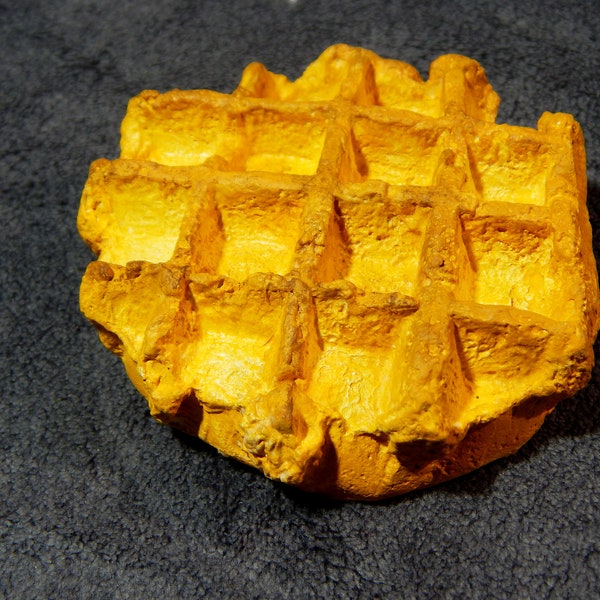 Deliciously Realistic: Fake Waffle Biscuit for Whimsical Decor - Faux Cookies, Sweet Treats, Oatmeal-Inspired fake sweets Fake food decor