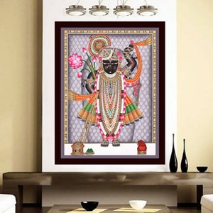Pichwai Shreenath Ji Painting: Traditional Indian Religious Art