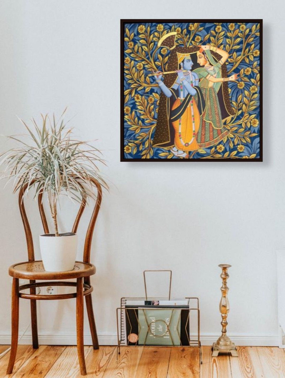 Buy Lord Radha Krishna Pichwai Painting Beautiful Hand Painted on Online in India Etsy