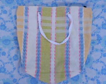 Whitsunday Dreams 2 Retro Upcycled Vintage Towel Beach Bag