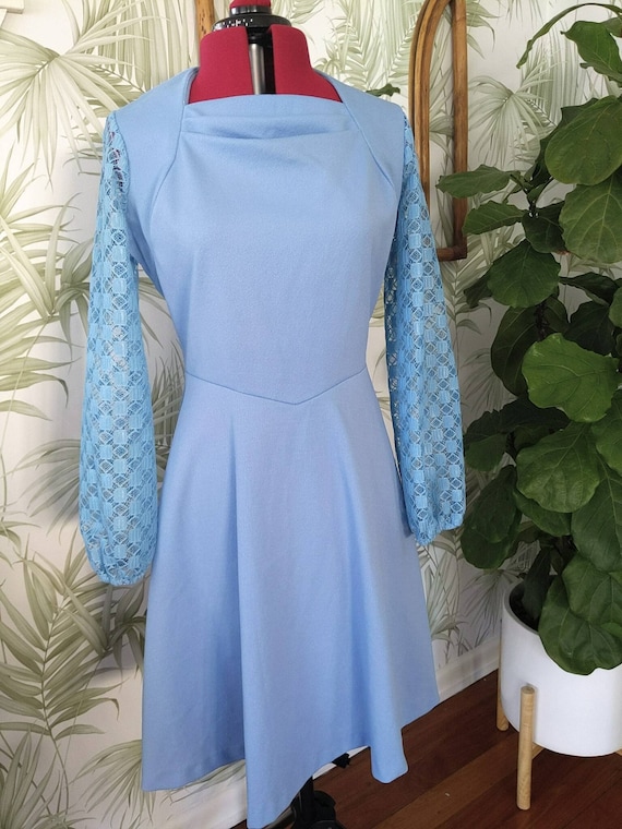 Aldens of Chicago Vintage Lace Sleeve dress - image 1