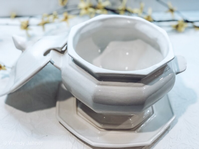 Soup Tureen With Lid and Base Plate Etsy