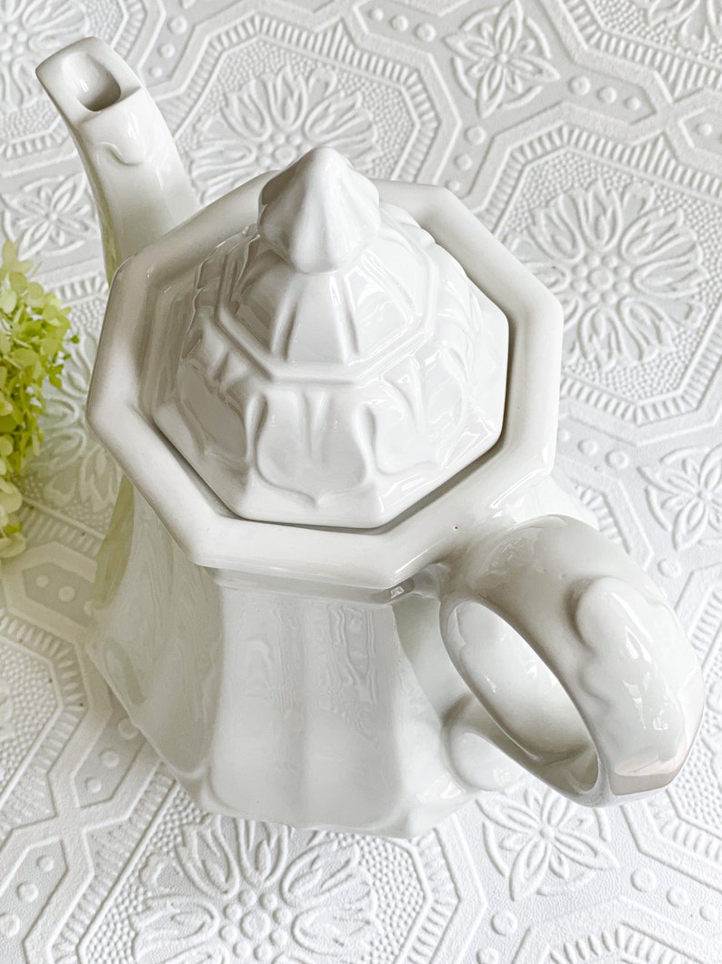 Red Cliff Heirloom Ironstone Coffeepot Or Teapot With Lid Etsy