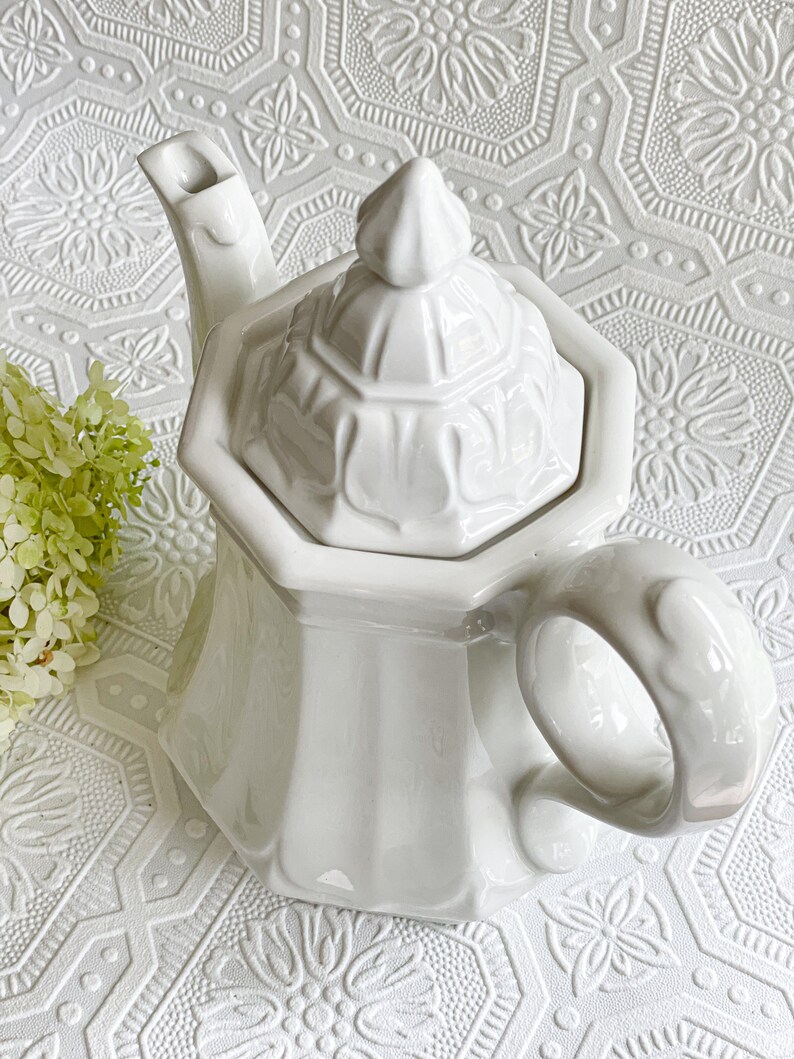 Red Cliff Heirloom Ironstone Coffeepot Or Teapot With Lid Etsy