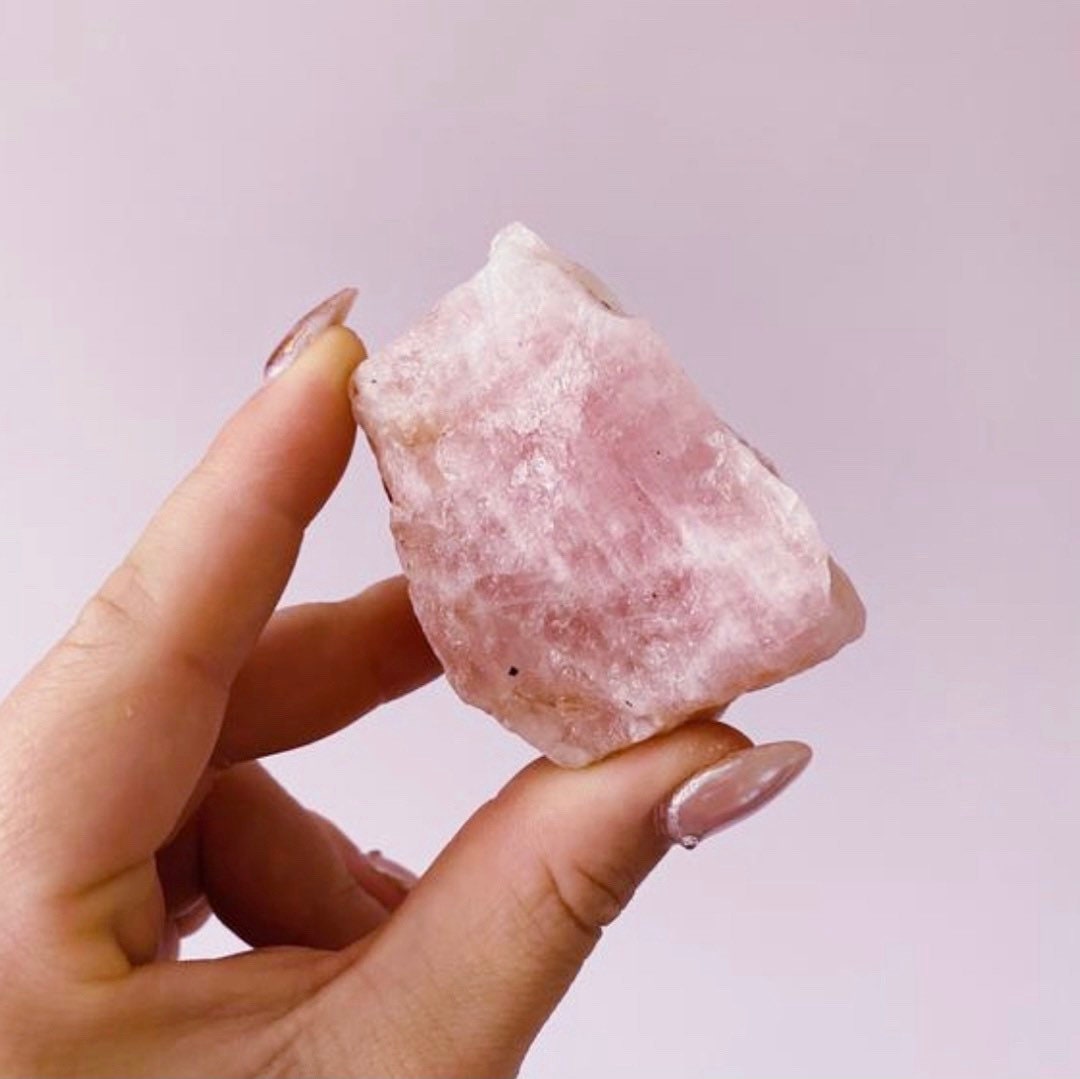 rose quartz pendant raw rose quartz pendant raw