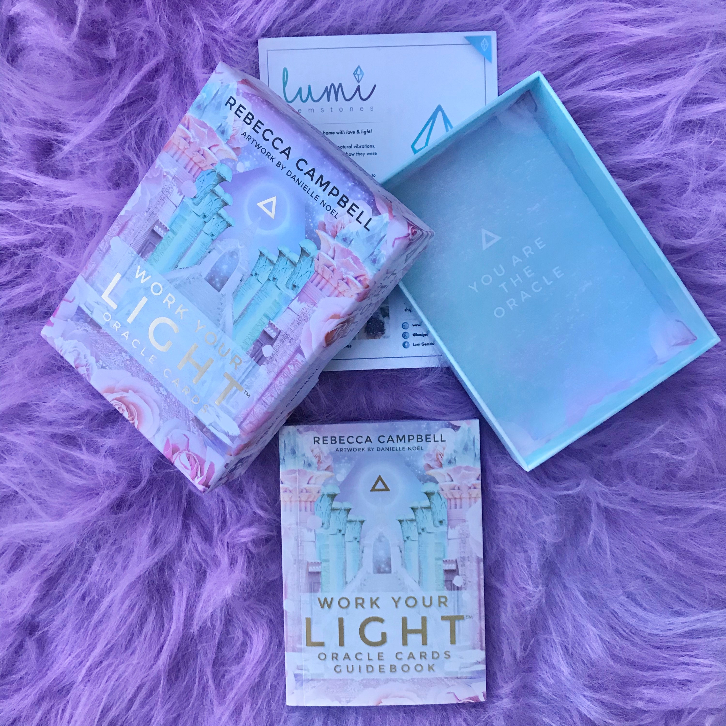 Work Your Light By Rebecca Campbell Oracle Cards With Book Tune In To Your Infinite Potential Hear Messages From Spirit Oracle Cards Work Your Light By Rebecca Campbell Oracle Cards With Book Tune In To Your Infinite Potential Hear Messages From Spirit Oracle Cards