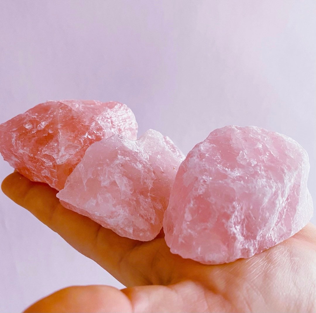 raw rose quartz point raw rose quartz point