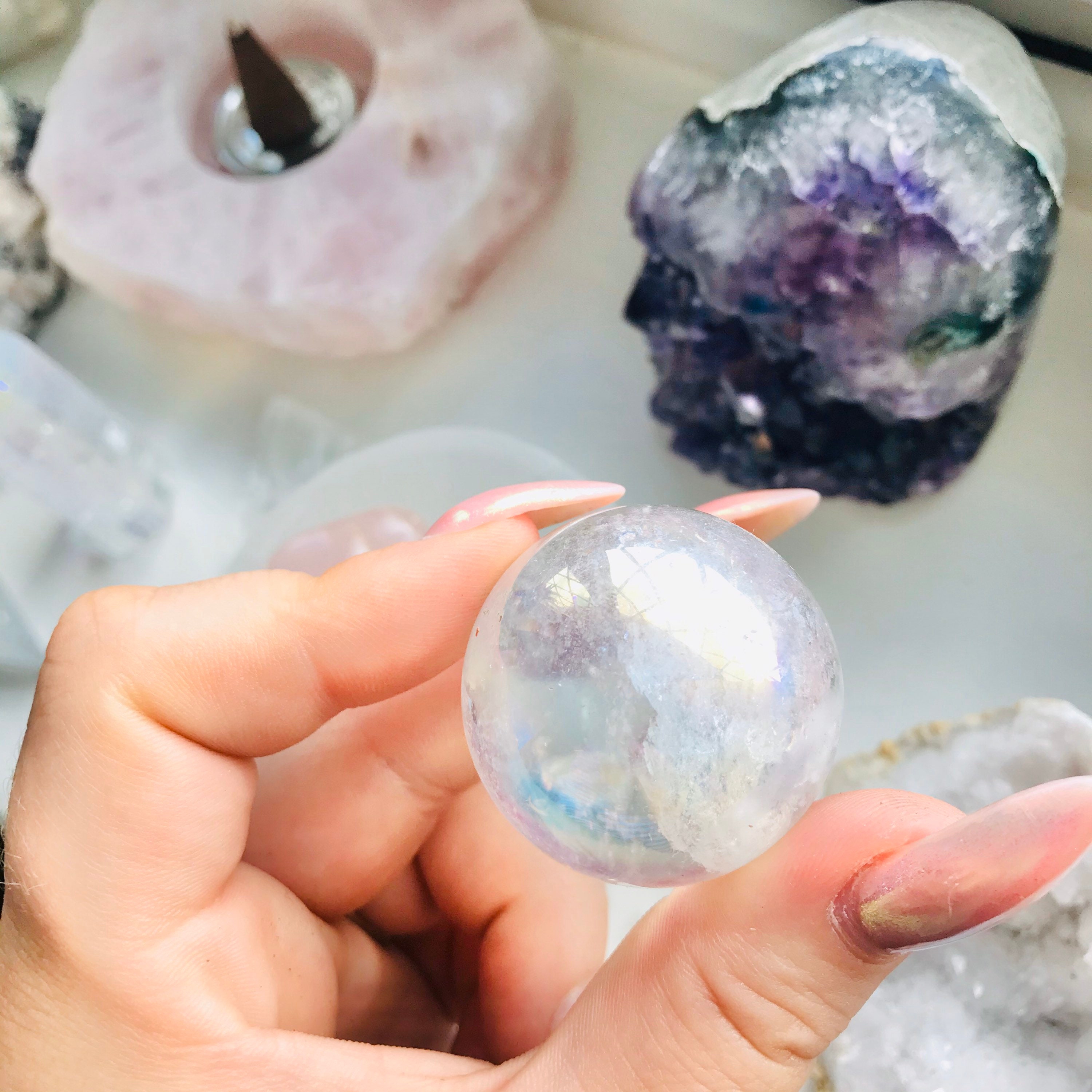 angel aura quartz sphere angel aura quartz sphere