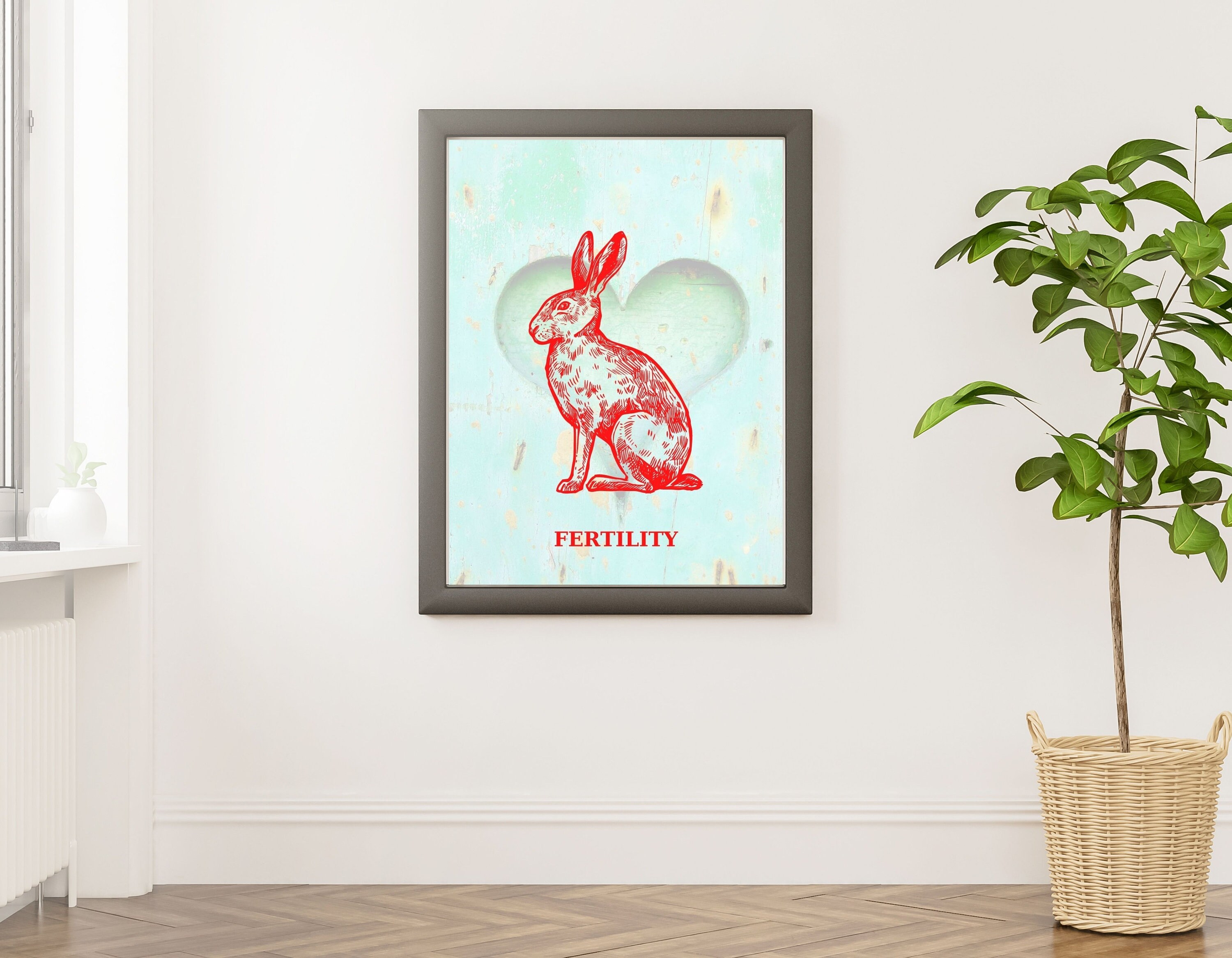 Rabbit Art Rabbit Wall Art Digital Art Prints Animal Art Etsy New Zealand