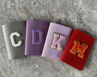 Passport cover with Bouclé initials | personalized | Passport case | Gift trip
