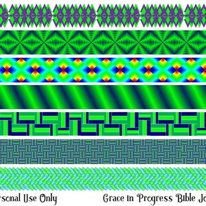 Geometric Washi Tape Printable, Washi Tape Stickers, Decorative tape, Planner Washi Tape, Bible Art Crafts, Washi Tape Printable, Bible Art