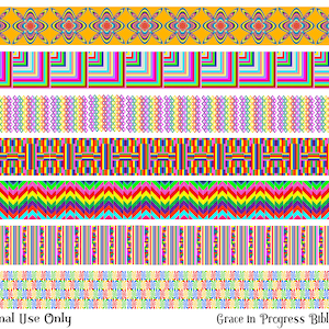 Geometric Washi Tape Printable, Washi Tape Stickers, Decorative tape, Planner Washi Tape, Colorful Borders, Washi Tape Printable, Bible Art