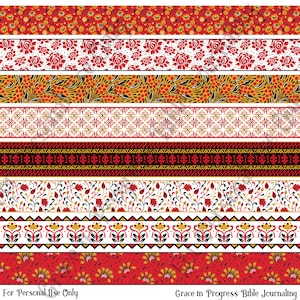 Floral Washi Tape, Bible Washi Tape, Washi Stickers, Decorative Tape, Scripture Writing, Bible Art Journaling, Planner Washi Tape, Washi Set