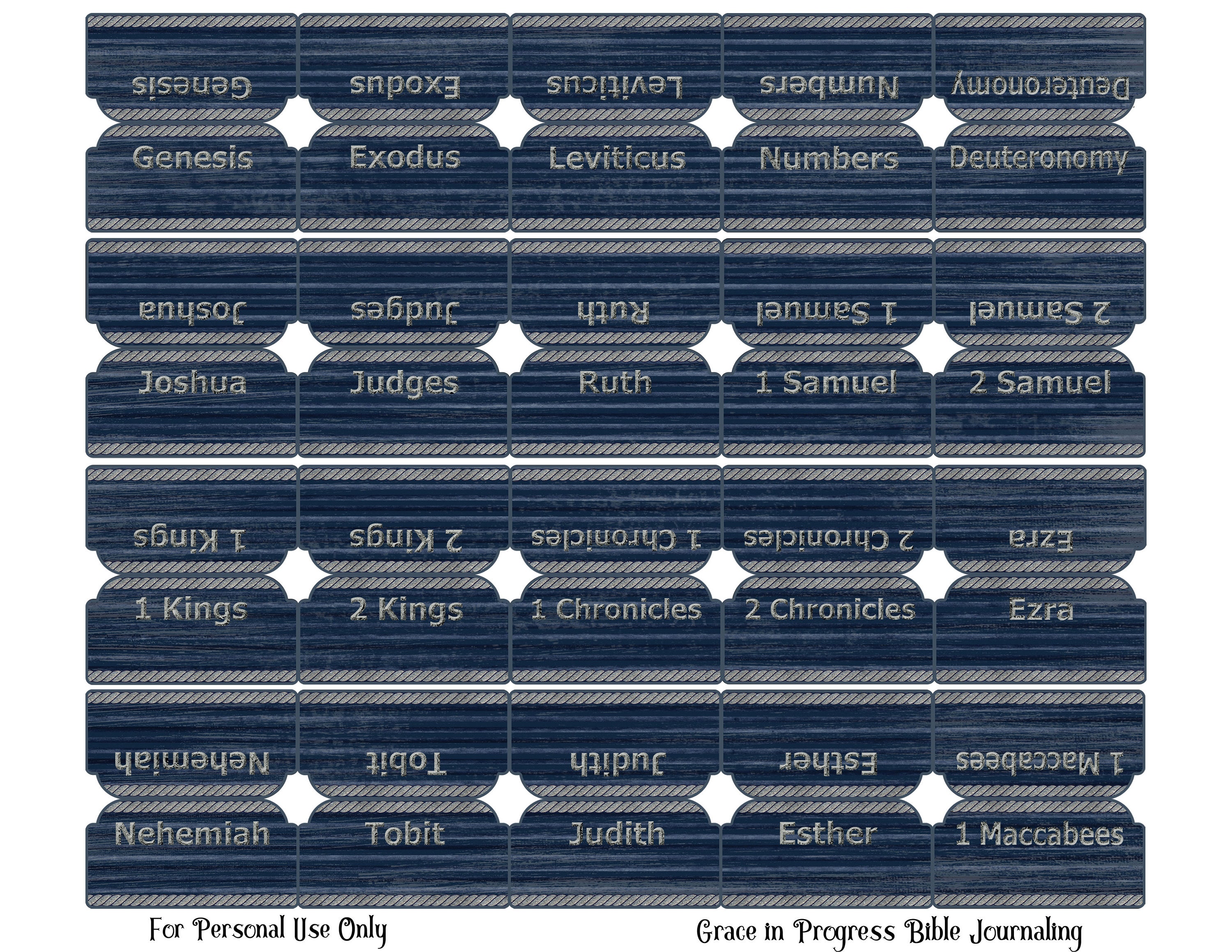 Men's Catholic Large Print Bible Tabs, Catholic Bible Tabs, Double ...
