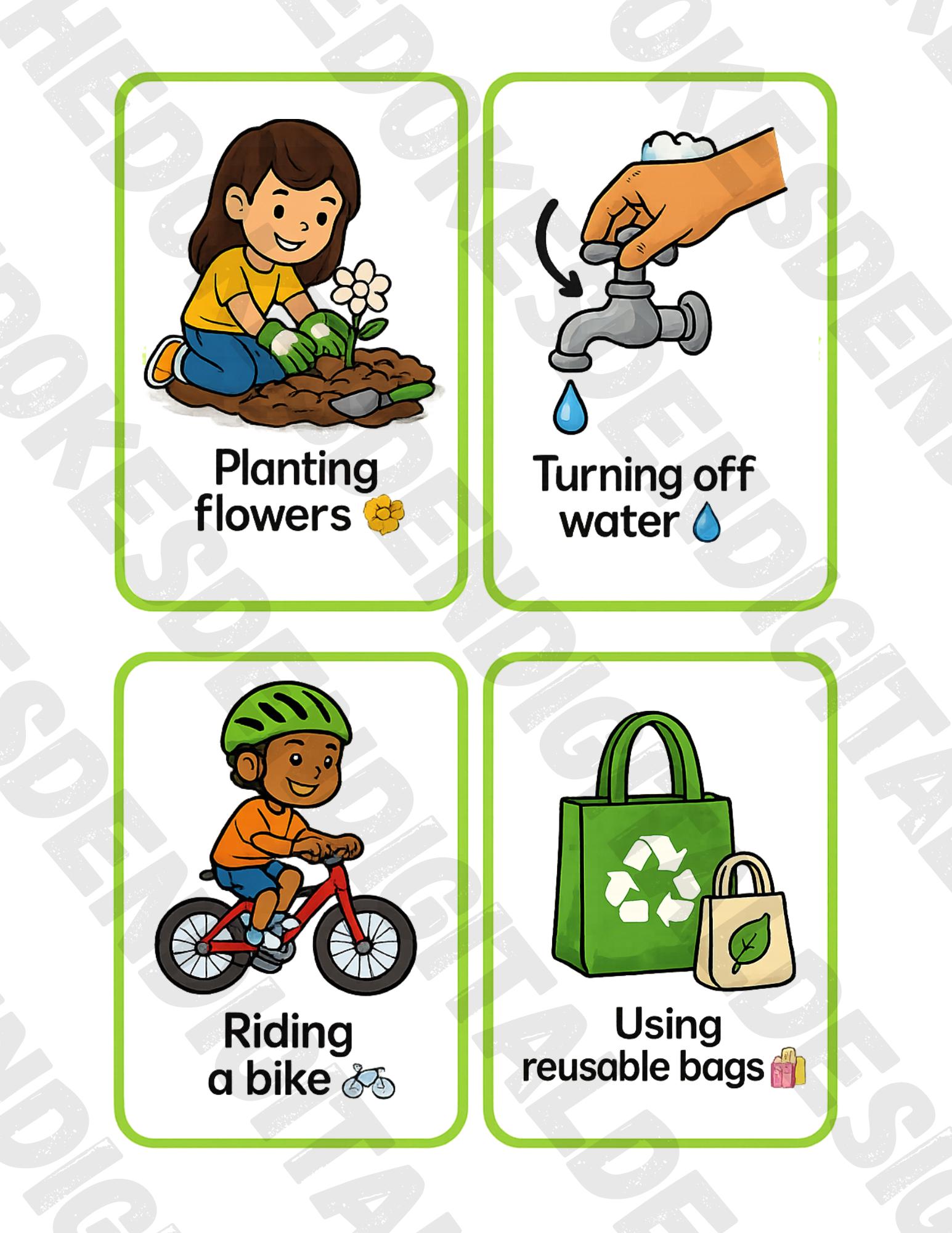 Earth Day Sorting Activity | Preschool Kindergarten Eco Printables ...
