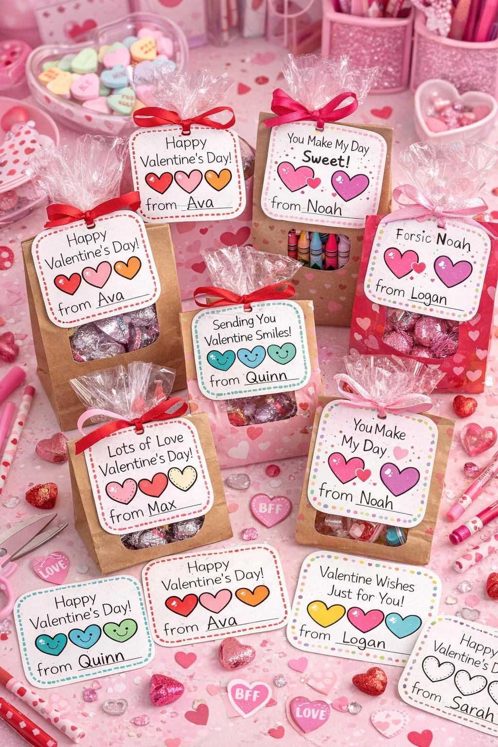 Valentine’s Day Cards for Kids – Printable Classroom Valentines | No ...