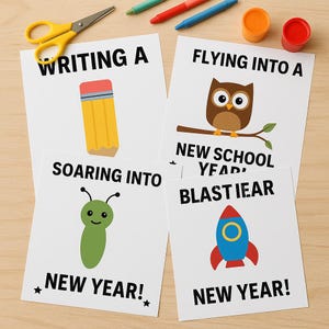 Back to School Handprint Crafts: First Day Activities (Printable Bundle)