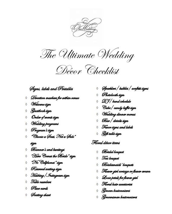 wedding-decor-checklist-printable-template-instant-download-etsy