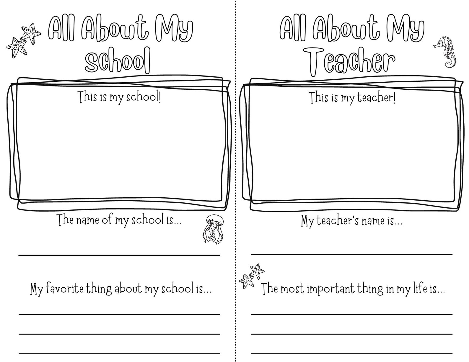 Printable Classroom Activity. Kids Printable Activity. Kids - Etsy
