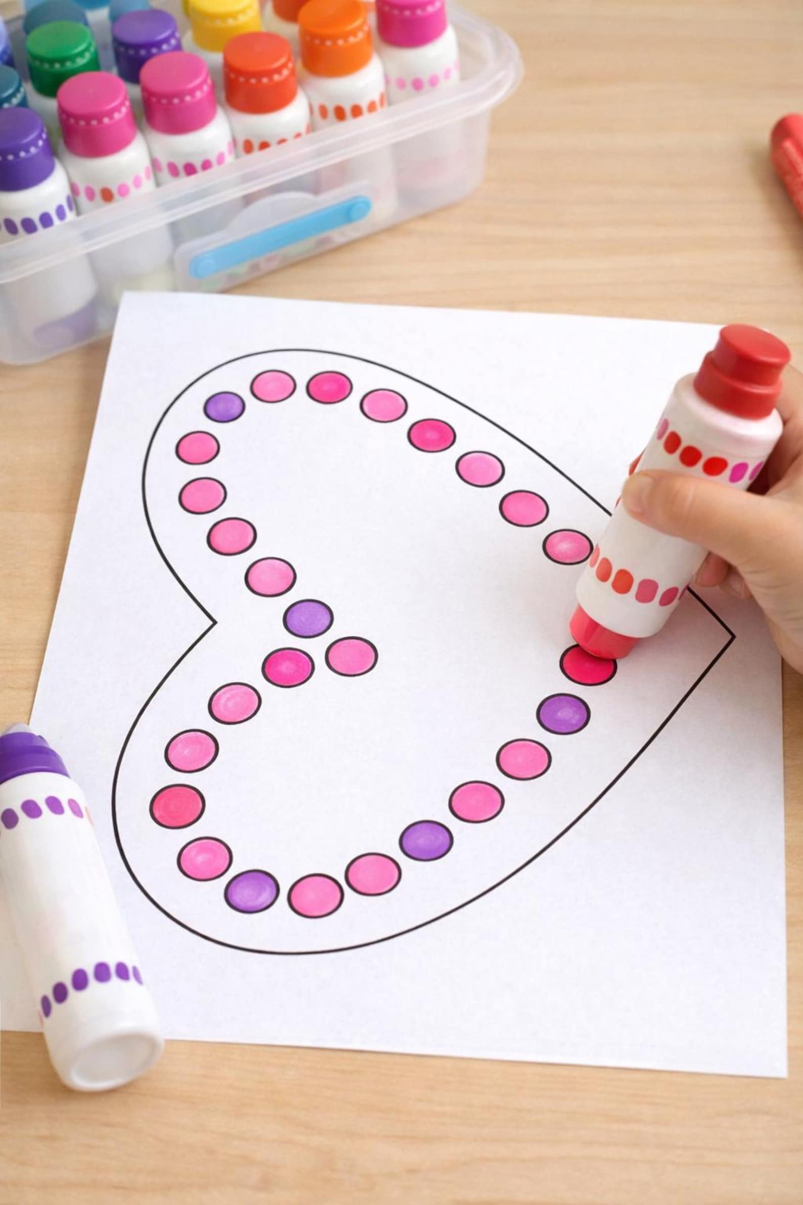 Valentine’s Heart Punch & Play Fine Motor Activity Bundle - Etsy