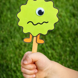 DIY-monsterpoppen maken | Voorschoolse en elementaire Halloween-activiteit