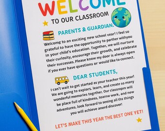 Welcome Back to School Letter: Printable Classroom Introduction (PDF Download)