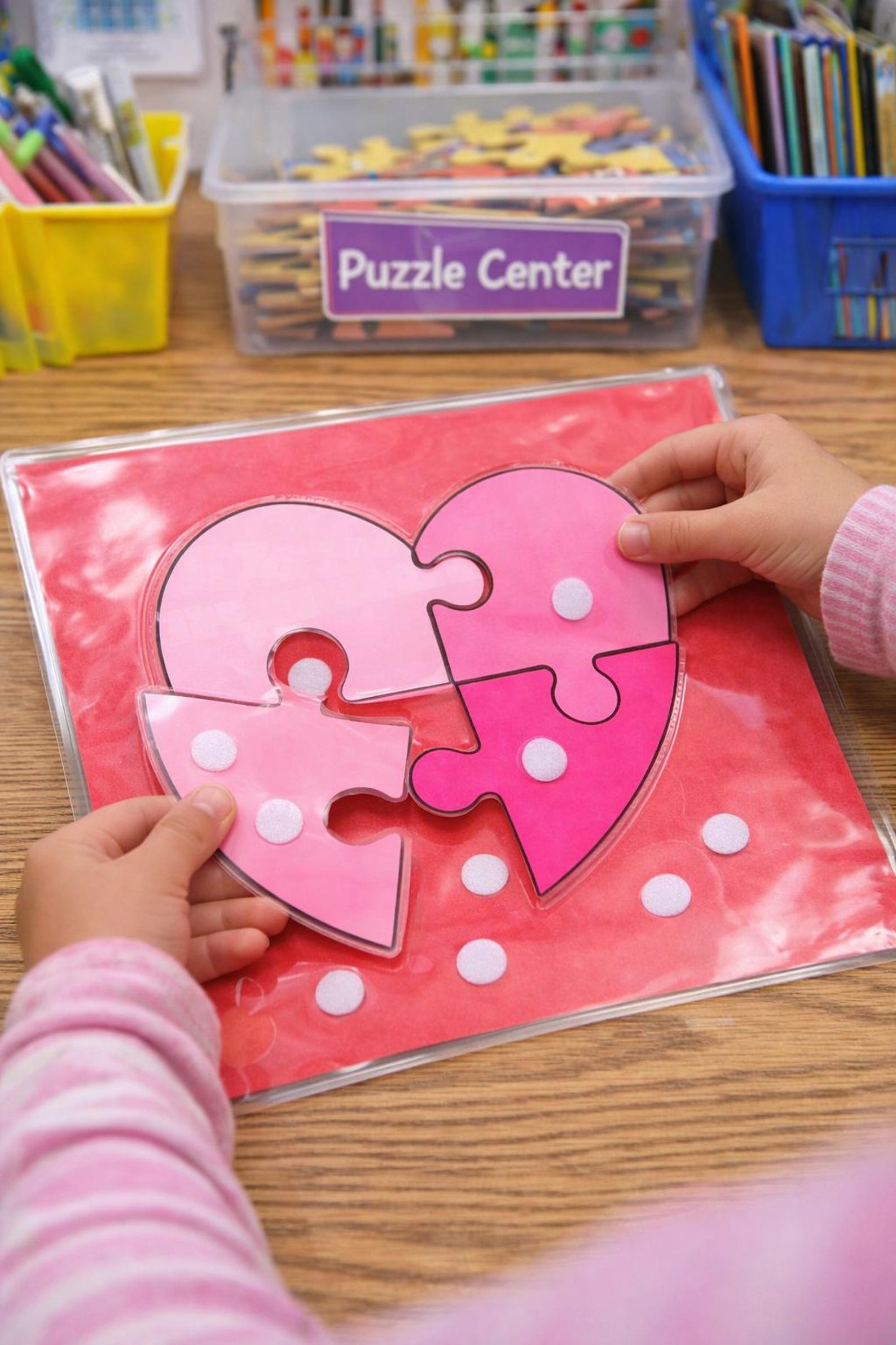 Valentine’s Heart Punch & Play Fine Motor Activity Bundle - Etsy