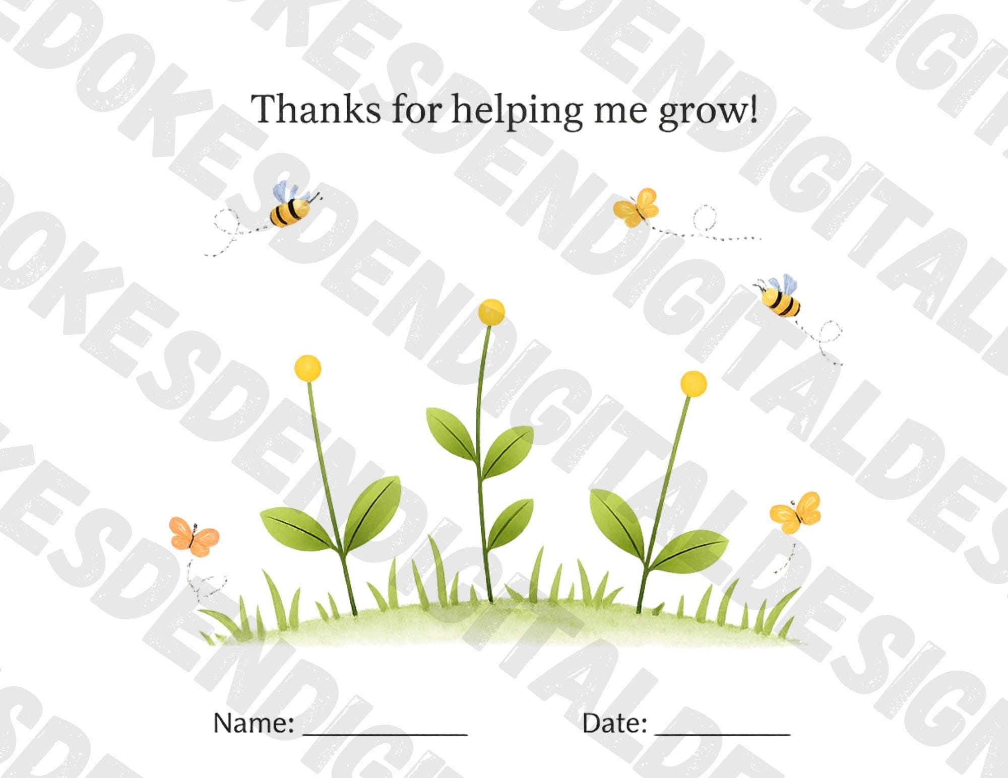 Fingerprint Flower Craft for Teacher Appreciation | Kids Keepsake ...