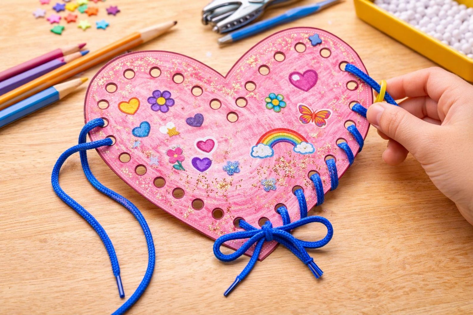 Valentine’s Heart Punch & Play Fine Motor Activity Bundle - Etsy