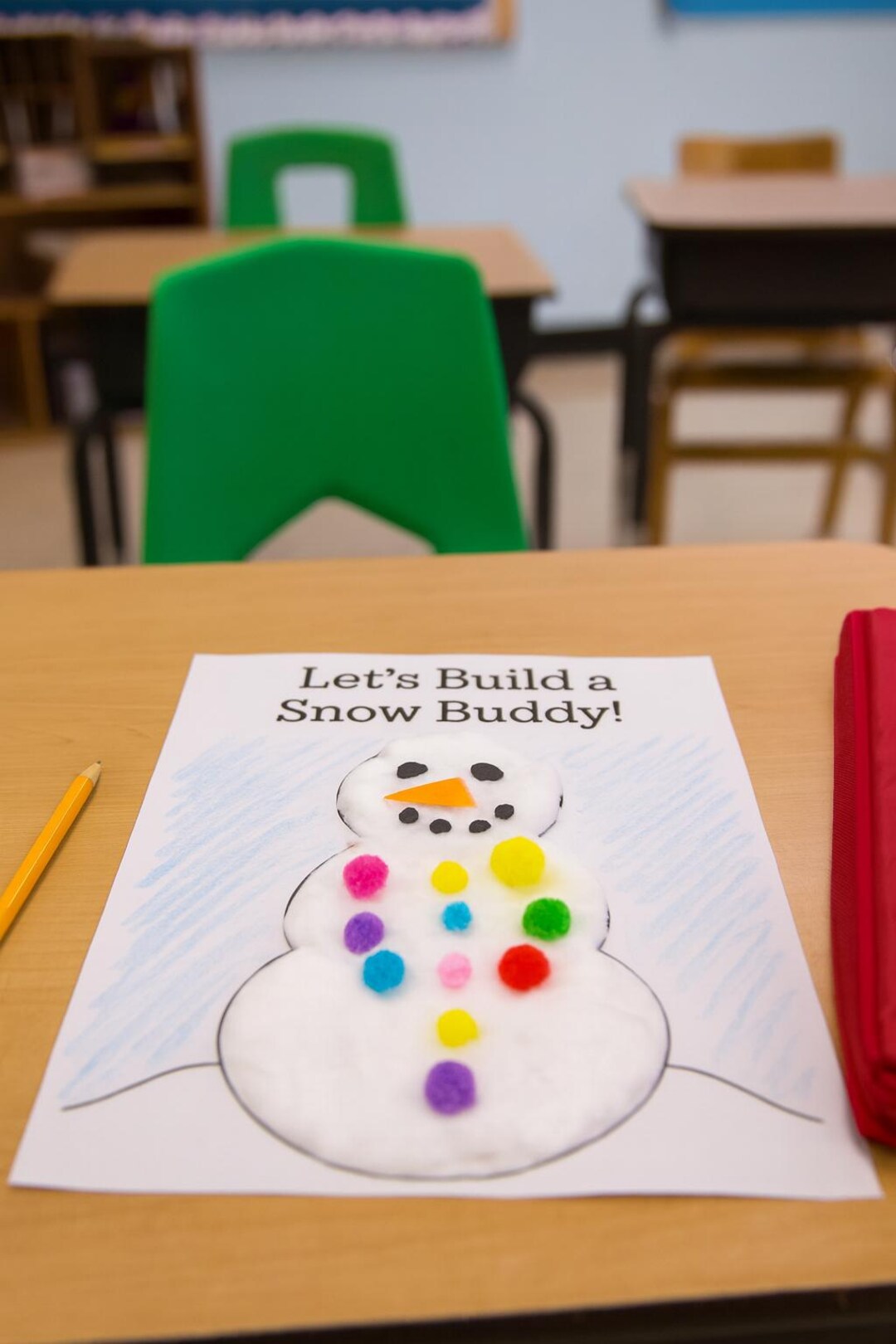 Build a Snow Buddy Winter Craft Worksheet - Etsy
