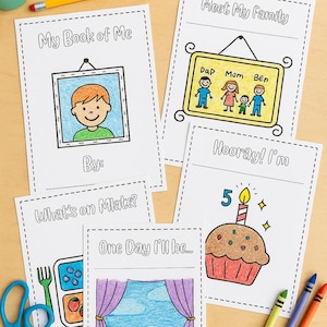 My Book of Me: All About Me Activity Pages - Printable Kids Journal (PDF Download)