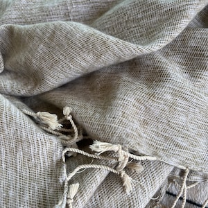 Yak wool throw, blanket, scarf