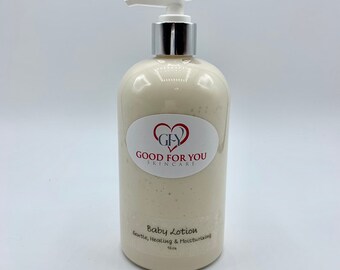 Baby Lotion by GFY Good For You Skin Care, Natural Skincare Products Made with Essential Oils, Gentle on Infant Sensitive Skin