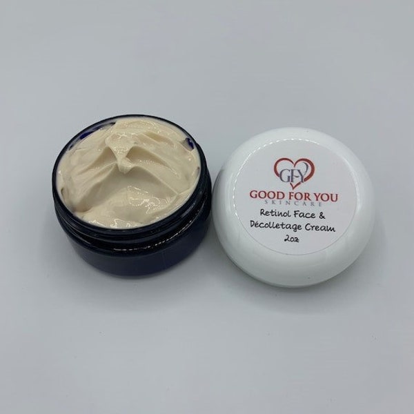 Retinol Face and Décolleté Cream made by GFY Good for You Skincare