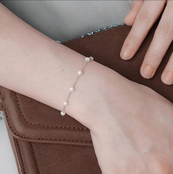 Fashionable Red Stone Pearl Bracelets | Mangatrai Pearls & Jewellers