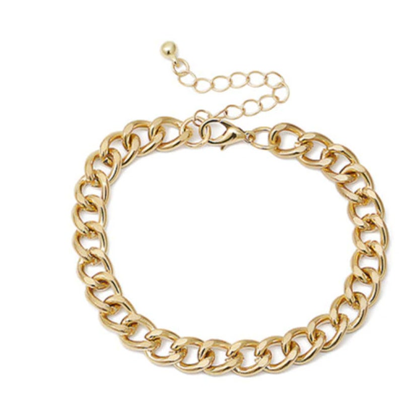 Twisted Gold Bracelet Set Gold Chain Bracelet Twisted Gold Etsy