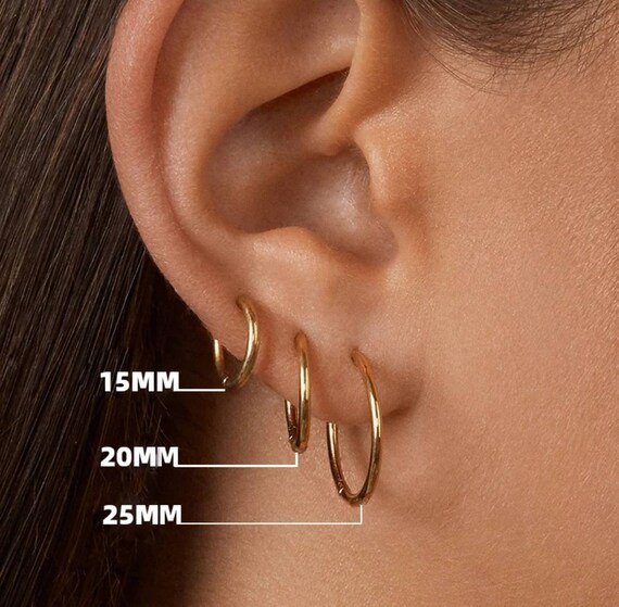 Rae, Gold Fill Creole Hoop Earrings