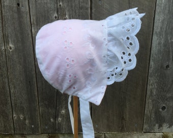 old fashioned frilly hat