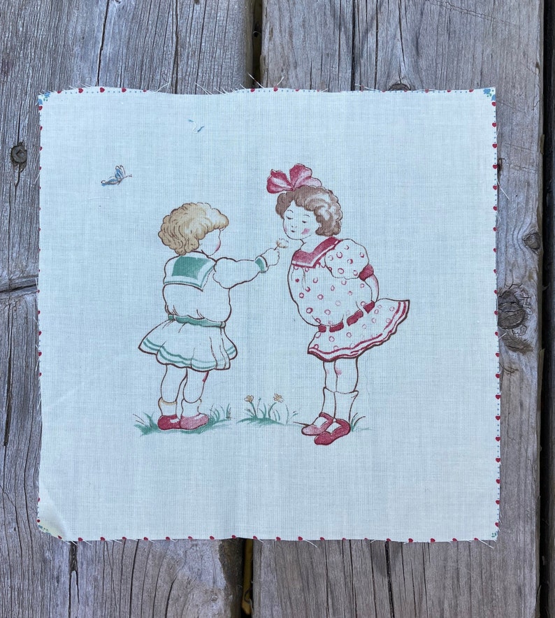 Vintage Baby Quilt Blocks Vintage Quilt Kit Old Fashioned Etsy Canada