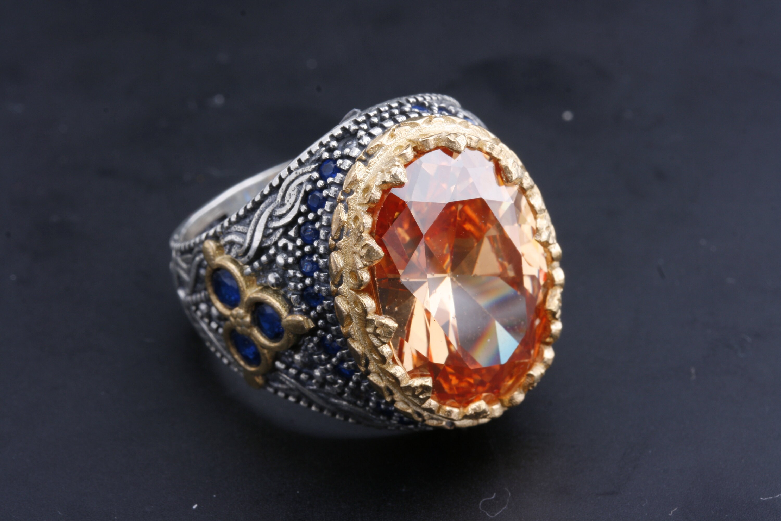 Guter türkischer Handarbeit Osmanischer Sultan Stil 925 | Etsy